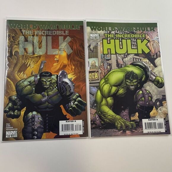Marvel World War Hulk Comic Lot Front Line 1-3 Prologue Incredible Hulk 106-110 - Picture 3 of 8